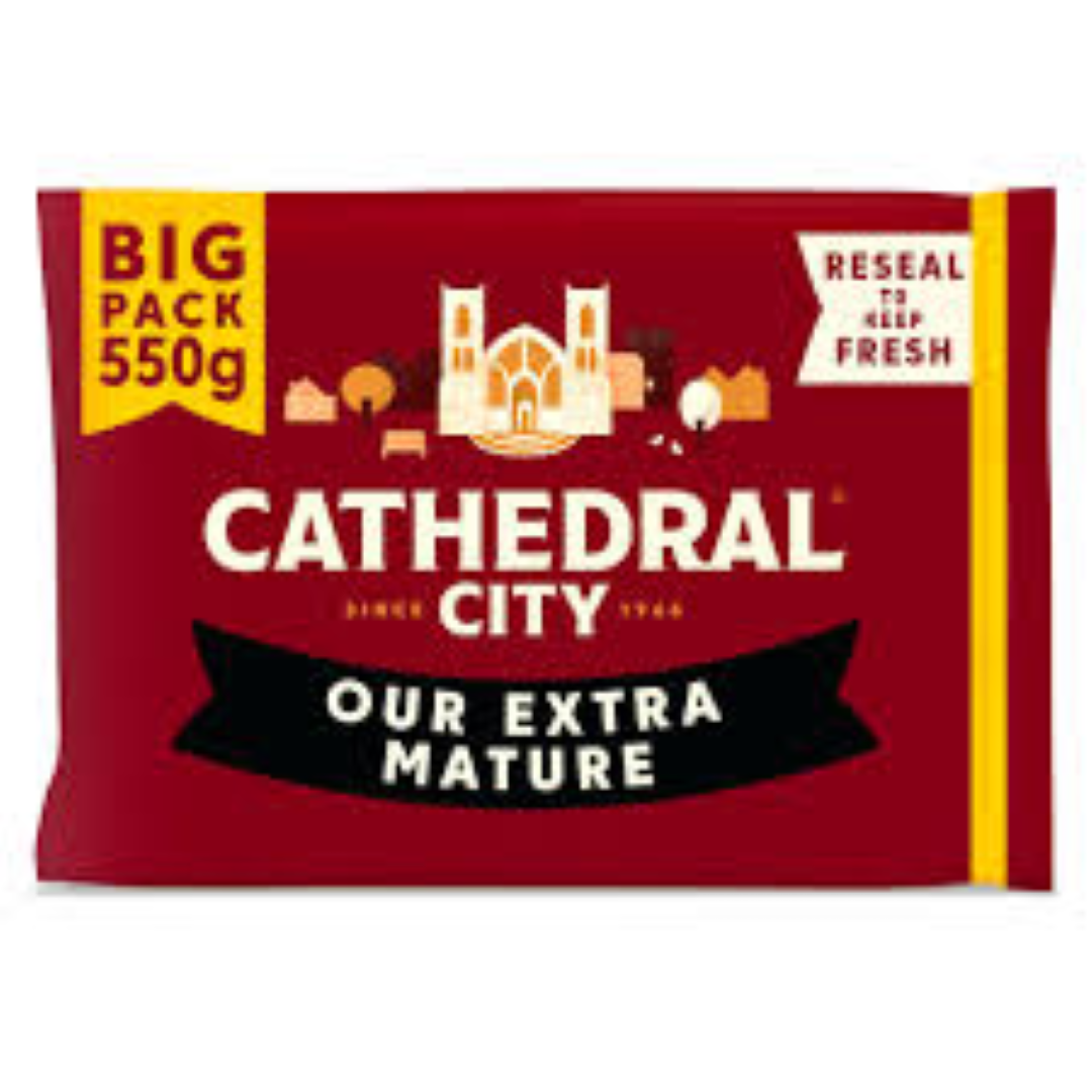 CATHEDRAL EXTRA MATURE CHEDDAR 550G